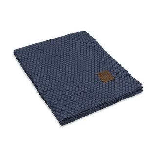 Pletený přehoz Juul 160x130 cm - různé barvy Barvy: Jeans / modrý