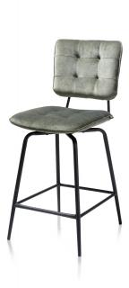 polstrovaná barová židle MANOU - barva olivová