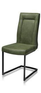 polstrovaná židle MALENE - zelená