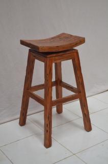 teaková barová židle VESSEL - dengkleh