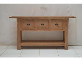Teaková konzola KASAR Rozměry: 120x40, v-78cm