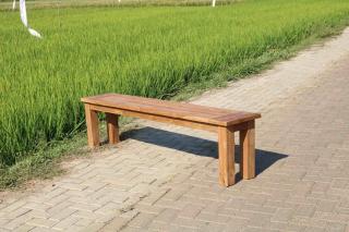 teaková lavice BALI 180cm, různé velikosti Rozměry: 100x35, v-45cm