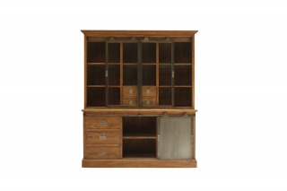 Teaková skříň RODA, 180x50/40, v220 cm