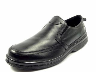 Černá široká mokasína