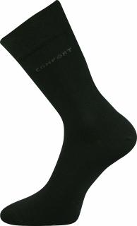 Černé společenské ponožky  (COMFORT-BOMA)