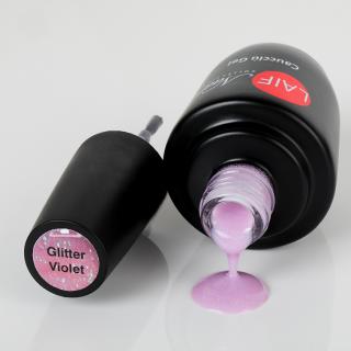 Kaučukový Glitter Violet Gel 15ml