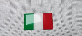 3D samolepící vlajka Itálie 50 x 30 mm (3D samolepící vlajka Itálie 50 x 30 mm)