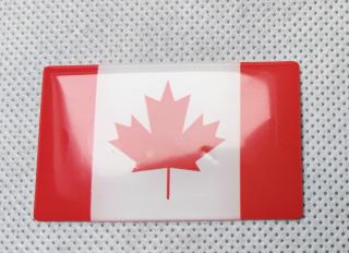 3D samolepící vlajka Kanady 50 x 30 mm (3D samolepící vlajka Kanady 50 x 30 mm)