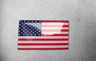 3D samolepící vlajka USA 50 x 30 mm (3D samolepící vlajka USA 50 x 30 mm)
