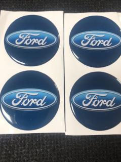 Samolepky loga na středy kol Ford  samolepicí 4ks  (Samolepky loga na středy kolFord  samolepicí 4ks )