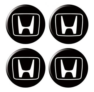 Samolepky loga na středy kol Honda samolepicí 4ks  (Samolepky loga na středy kol Honda samolepicí 4ks )