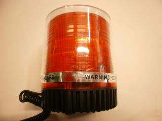 Výstražný maják 12V oranžový - xenon