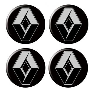 Znaky na poklice Renault  samolepicí 4ks  (Znaky na poklice Renault  samolepicí 4ks )