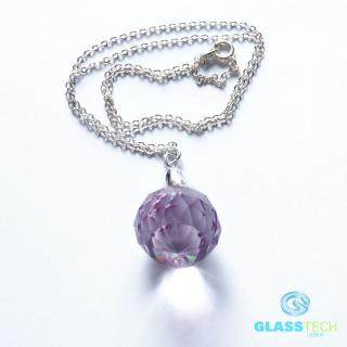 Feng Shui náhrdelník fialový