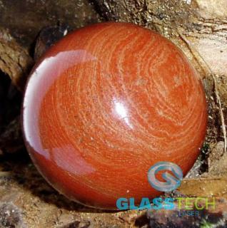 Jaspis o průměru 100 mm (Magická koule z nerostu Červený Jaspis o průměru 100 mm)
