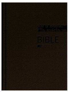 Bible ČEP DT, velký formát, pevná vazba
