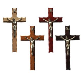 Dřevěný kříž (obloučky, 21 cm)