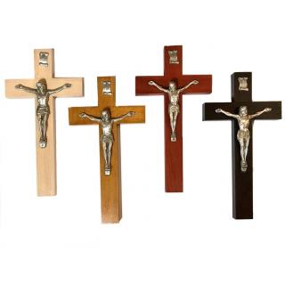 Dřevěný kříž s Kristem  21×11 cm