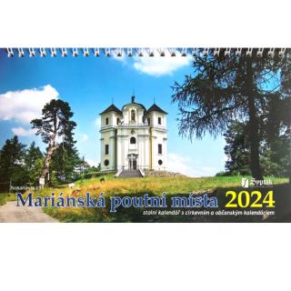Mariánská poutní místa 2024 (Stolní kalendář)