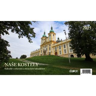 Naše kostely 2025 (Stolní kalendář)