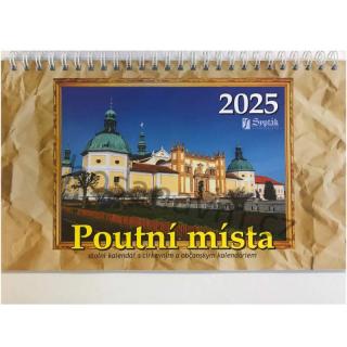 Poutní místa 2025 (Stolní kalendář)