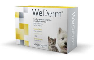 WeDerm  pro regeneraci kůže i drápků a bohatý růst kvalitní a lesklé srsti Velikost balení: 60 kapslí