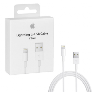 Kabel pro iPhone, iPad a iPod s konektory USB-A a Lightning o délce 1 m (retail pack) Balení: Retail pack (originální balení)