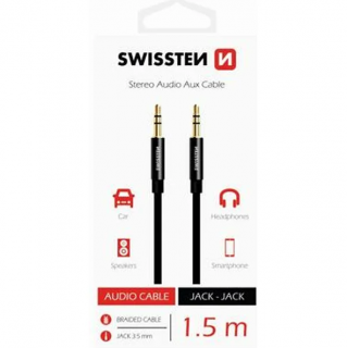 SWISSTEN audio kabel jack 3,5 mm / jack 3,5 mm, délka 1,5 m