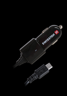 SWISSTEN autonabíječka, micro USB, 1A