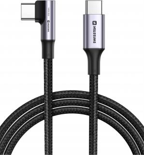 SWISSTEN Datový kabel pro notebooky USB-C/USB-C 5A (100W), délka 2 m