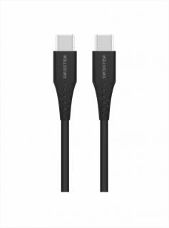 SWISSTEN Datový kabel TPE USB-C/USB-C Power Delivery 5A (100 W) 1,5 m, černý