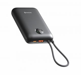 SWISSTEN Powerbanka Voltbox 35 W 20 000 mAh s integrovanými kabely USB-C a Lightning, černá