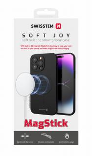 SWISSTEN Soft Joy MagStick silikonové pouzdro na iPhone, černé Model: iPhone 11 PRO