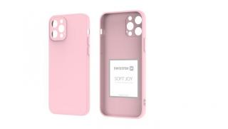 SWISSTEN Soft Joy silikonové pouzdro na iPhone, růžové Model: iPhone 12 mini