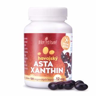 Havajský astaxanthin Vegan 12 mg, 120 kapslí
