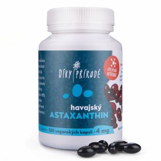 Havajský astaxanthin Vegan 4 mg, 120 kapslí