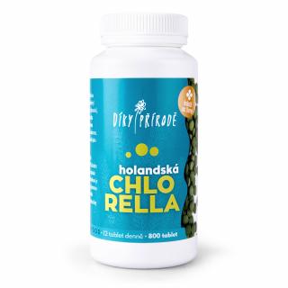 Holandská chlorella 800 tablet
