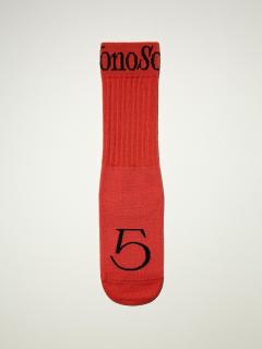 Monosoke ponožka 5 Barva: Červená, Velikost: L EU 43-46 / US 8.5-11.5