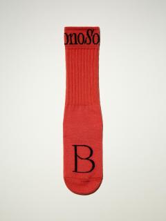 Monosoke ponožka B Barva: Červená, Velikost: L EU 43-46 / US 8.5-11.5