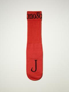 Monosoke ponožka J Barva: Červená, Velikost: L EU 43-46 / US 8.5-11.5