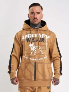 Amstaff Pánská Mikina Auron Hoodie Beige