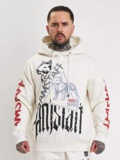 Amstaff Pánská Mikina Cyrak Hoodie White