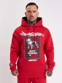 Amstaff Pánská Mikina Lucian Hoodie Red