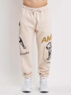 Amstaff pánské tepláky Kaldar Creamwood