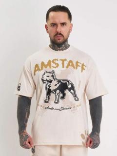 Amstaff pánské tričko Kaldar Creamwood