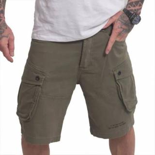 Yakuza Cargo šortky SHARDS CSB 23004 Burnt Olive