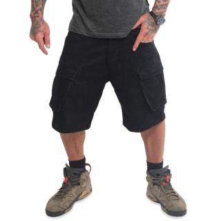 Yakuza Cargo šortky YFS CSB 22068 Black - 40