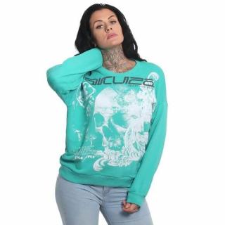 Yakuza mikina ORNAMENTAL URBAN GPB 24104 Turquoise