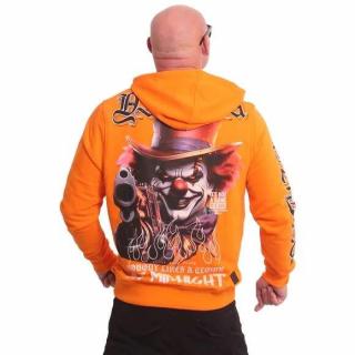 Yakuza pánská mikina LIKE A CLOWN HOB 25003 Orange