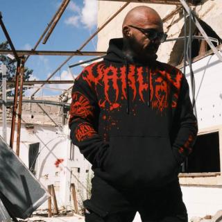 Yakuza pánská mikina oversized BLOODZ HOB 25009 Black